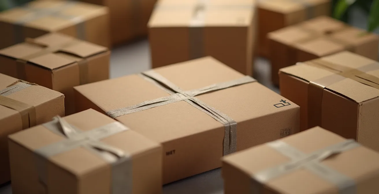 Vue aérienne stylisée du réseau de distribution au Québec