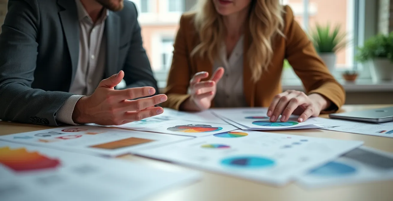 Processus de briefing structuré entre client et designer graphique québécois